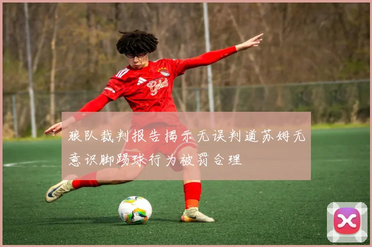 狼队裁判报告揭示无误判道苏姆无意识脚踢球行为被罚合理